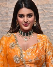 Telugu Heroine Nidhhi Agerwal Orange Photoshoot Pictures 17