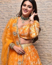 Telugu Heroine Nidhhi Agerwal Orange Photoshoot Pictures 18