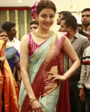 Kajal Aggarwal 1 Tollywood Actress Kajal Agarwal At Grand Launch Of Vidhatri Shopping Mall In Vijayawada Photos