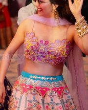 Vibrant Actress Keerthy Suresh in a Multicolor Beaded Floral Crop Blouse and Embroidered Lehenga Photos 01 Vibrant Actress Keerthy Suresh in a Multicolor Beaded Floral Crop Blouse and Embroidered Lehenga Photos 01