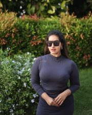 Voluptuous Malavika Menon in a Long Sleeve Casual Ruched Dress Photos 01