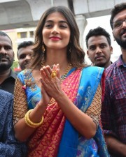 pooja hegde at the launch of anutex shopping mall photos