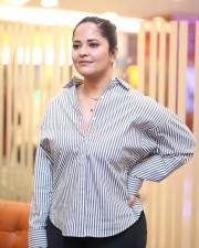 Actress Anasuya Bharadwaj at Peddha Kapu 1 Trailer Launch Stills 12