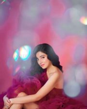 Actress Divya Khosla in a Red Dress Photoshoot Pictures 01