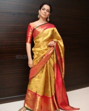 Actress Kangana Ranaut At Manikarnika Movie Trailer Launch Pictures
