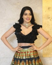 Nikki Tamboli 23 Actress Nikki Tamboli At Thippara Meesam Pre release Event Photos