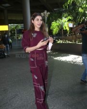 Actress Nikki Tamboli spotted at Airport Arrival Pictures