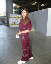 Actress Nikki Tamboli spotted at Airport Arrival Pictures