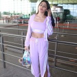 Nikki Tamboli 21 Actress Nikki Tamboli spotted at Airport Departure Pictures