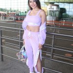 Nikki Tamboli 24 Actress Nikki Tamboli spotted at Airport Departure Pictures