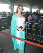 Actress Nikki Tamboli spotted at Airport Departure Stills