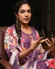 Actress Ritu Varma at Varudu Kaavalenu Movie Interview Pictures 43