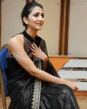 Actress Vani Kapoor In Black Saree Photos