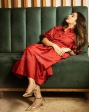 Alluring Actress Priyanka Mohan in a Red Puff Sleeve Mini Dress Photos 02 Alluring Actress Priyanka Mohan in a Red Puff Sleeve Mini Dress Photos 02