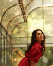 Alluring Actress Priyanka Mohan in a Red Puff Sleeve Mini Dress Photos 08 Alluring Actress Priyanka Mohan in a Red Puff Sleeve Mini Dress Photos 08