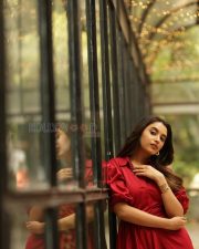 Alluring Actress Priyanka Mohan in a Red Puff Sleeve Mini Dress Photos 09 Alluring Actress Priyanka Mohan in a Red Puff Sleeve Mini Dress Photos 09