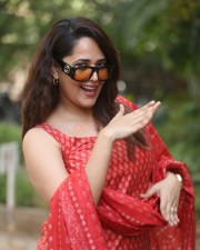 Anasuya Bharadwaj at Vimanam Success Meet Photos 16