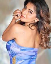 Beautiful Iswarya Menon in a Blue Bodycon Dress Pictures 01