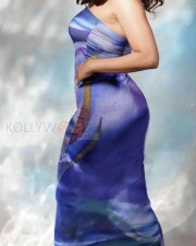 Beautiful Iswarya Menon in a Blue Bodycon Dress Pictures 03