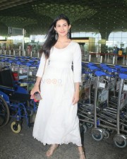 Bollywood Actress Amyra Dastur spotted at Airport Departure Pictures