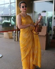 Bollywood Actress Kangana Ranaut spotted at Airport Departure Pictures