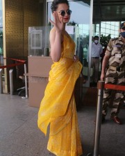 Bollywood Actress Kangana Ranaut spotted at Airport Departure Pictures