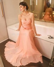 Charming Sanjana Sanghi in a Sexy Evening Gown Photos 01