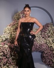 Dazzling Krystle D Souza in a Strapless Off Shoulder Black Dress Photos 04