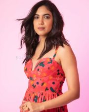 Dazzling Ritu Varma in Red Gown Photoshoot Stills 05