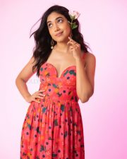 Dazzling Ritu Varma in Red Gown Photoshoot Stills 12