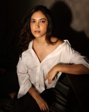 Elegant Ritu Varma in a White Shirt and Dark Pant Photos 05 Elegant Ritu Varma in a White Shirt and Dark Pant Photos 05
