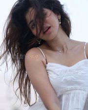 Enchanting Actress Iswarya Menon in a White Ruffled Sundress Photos 01 Enchanting Actress Iswarya Menon in a White Ruffled Sundress Photos 01