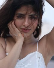 Enchanting Actress Iswarya Menon in a White Ruffled Sundress Photos 02 Enchanting Actress Iswarya Menon in a White Ruffled Sundress Photos 02