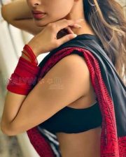 Erotic Mouni Roy Showing Navel in a Black Saree wtih Red Border Photos 03 Erotic Mouni Roy Showing Navel in a Black Saree wtih Red Border Photos 03