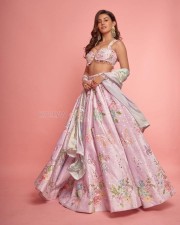 Gorgeous Amyra Dastur in Pink Lehenga Pictures 02