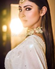 Graceful Mouni Roy in a White Lehenga Photos 02 Graceful Mouni Roy in a White Lehenga Photos 02