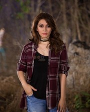 Hansika Motwani in a Black Top and Blue Jean Photo 01