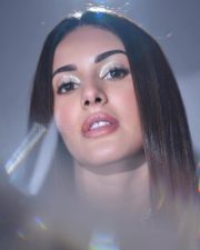 Hot Amyra Dastur in a Silver Shimmery Bodycon Dress Photos 01