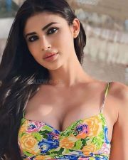 Hot Mouni Roy in a Cleavage Baring Short Floral Dress Photos 03 Hot Mouni Roy in a Cleavage Baring Short Floral Dress Photos 03