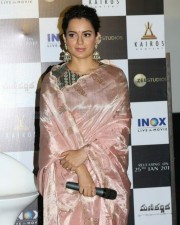 Kangana Ranaut At Manikarnika Movie Event Photos