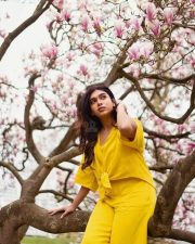 Pretty Dushara Vijayan in Yellow Photoshoot Stills 04