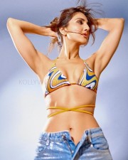 Provocative Vaani Kapoor Cleavage in a Tiny String Bikini Top with Unbuttoned Pants Photos 02
