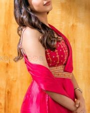 Radiant Actress Priyanka Mohan in a Hot pink embroidered lehenga choli with gold zari border Photos 02 Radiant Actress Priyanka Mohan in a Hot pink embroidered lehenga choli with gold zari border Photos 02