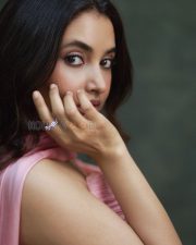 Rosy Actress Priyanka Mohan in a Pink Ruched Gown Photos 01 Rosy Actress Priyanka Mohan in a Pink Ruched Gown Photos 01