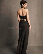Sarvagunn Sampanna Heroine Vaani Kapoor in a Black Halter Style Backless Cropped Blouse with a Matching High Waisted Skirt Pictures 01 Sarvagunn Sampanna Heroine Vaani Kapoor in a Black Halter Style Backless Cropped Blouse with a Matching High Waisted Skirt Pictures 01