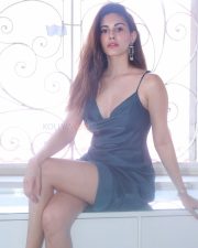 Sensuous Amyra Dastur in a Satin Slip Dress Photos 01