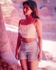 Sexy Iswarya Menon in a Tiny Top and Shorts Pictures 02 Sexy Iswarya Menon in a Tiny Top and Shorts Pictures 02