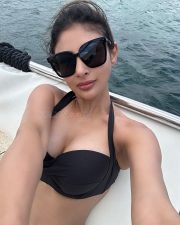 Sexy Mouni Roy in a Black Bralette Bikini Pictures 02 Sexy Mouni Roy in a Black Bralette Bikini Pictures 02