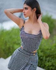 Sexy Mouni Roy in a Checkered Monochrome Top and Mini Skirt Photos 02 Sexy Mouni Roy in a Checkered Monochrome Top and Mini Skirt Photos 02