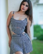 Sexy Mouni Roy in a Checkered Monochrome Top and Mini Skirt Photos 04 Sexy Mouni Roy in a Checkered Monochrome Top and Mini Skirt Photos 04